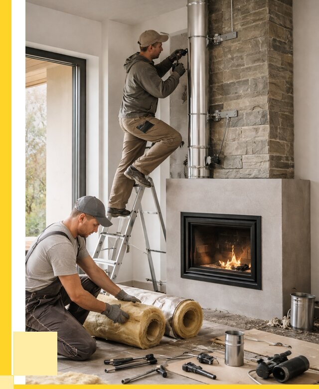 Монтаж дымоходов для каминов в Нерюнгри от 16290 р. ЭриданНрю