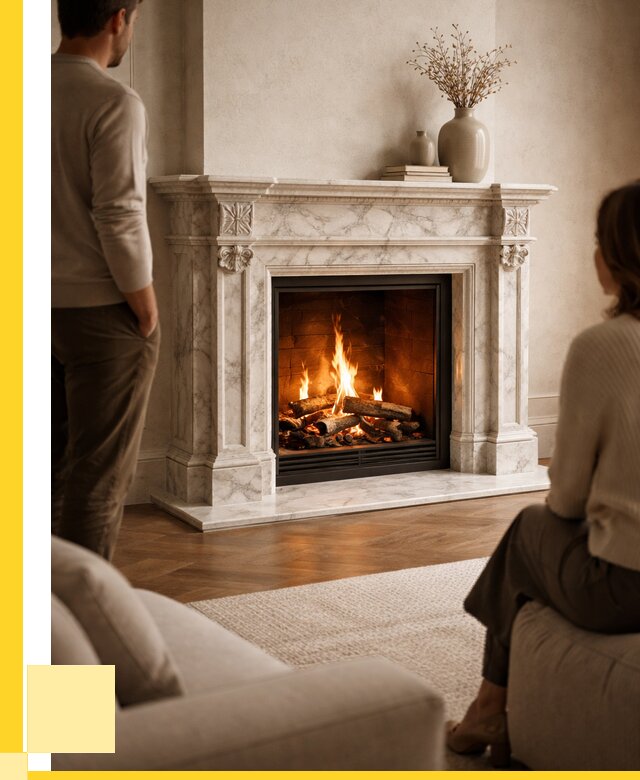 Мраморные камины под ключ в Нерюнгри от 271500 р. | ЭриданНрю