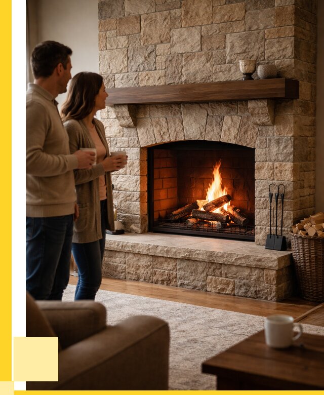 Каменные камины на заказ в Нерюнгри от 195480 р. | ЭриданНрю