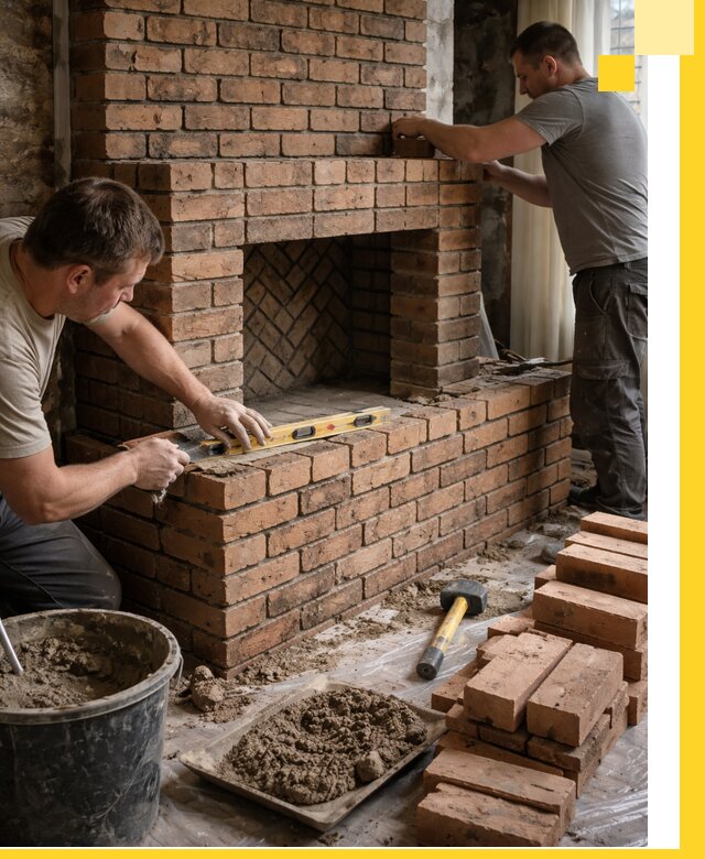 Изготовление и установка кирпичных каминов в Нерюнгри