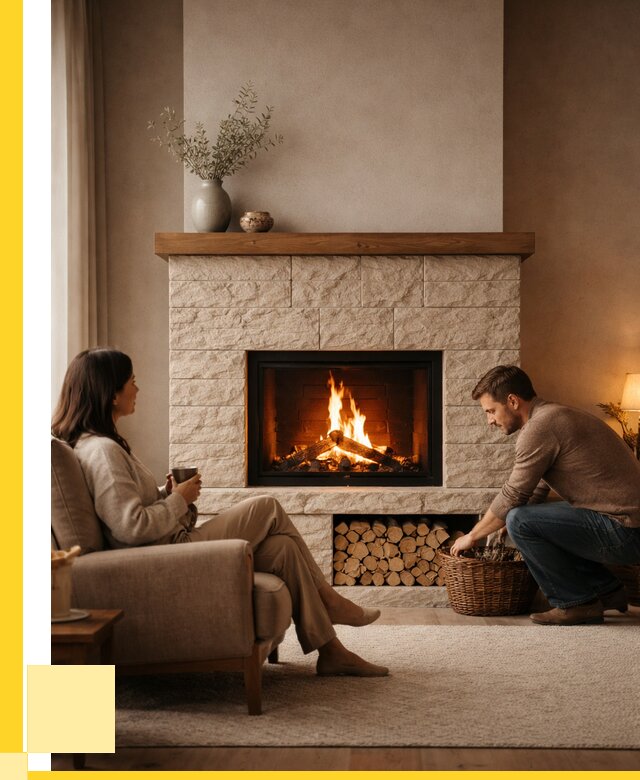 Камины для дома в Нерюнгри под ключ от 162900 р. | ЭриданНрю