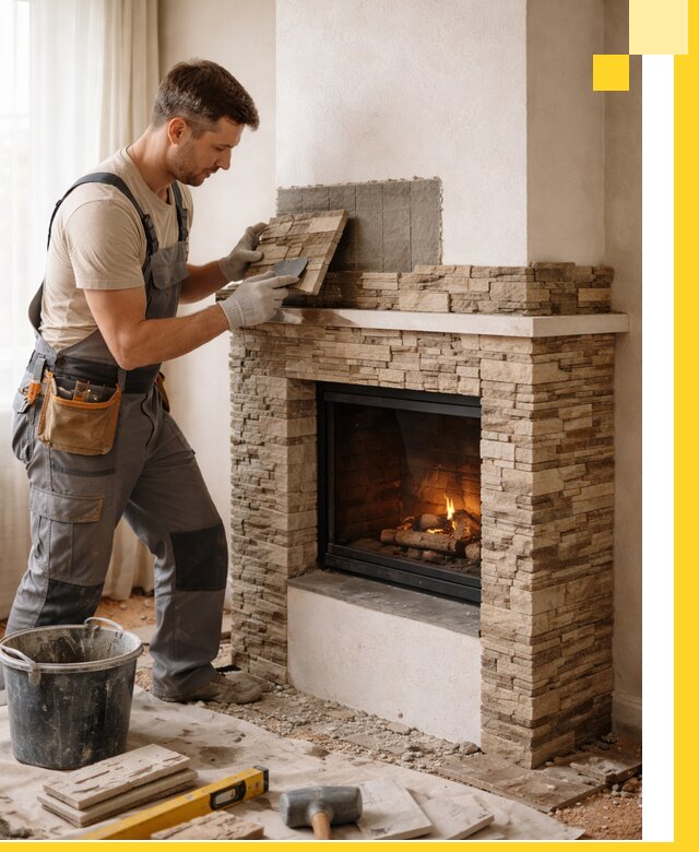 Изготовление и монтаж каминов для дома под ключ в Нерюнгри