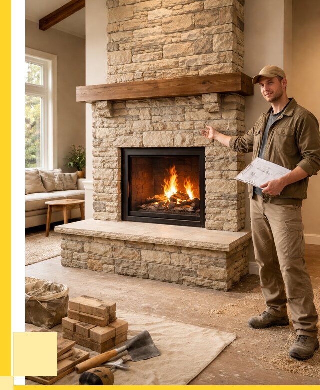 Камины под ключ в Нерюнгри от 195480 р. | ЭриданНрю — установка