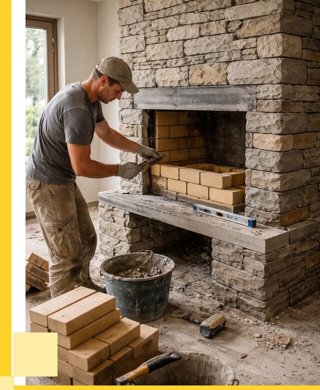 Кладка каминов и камина в Нерюнгри от 27150 р. ЭриданНрю