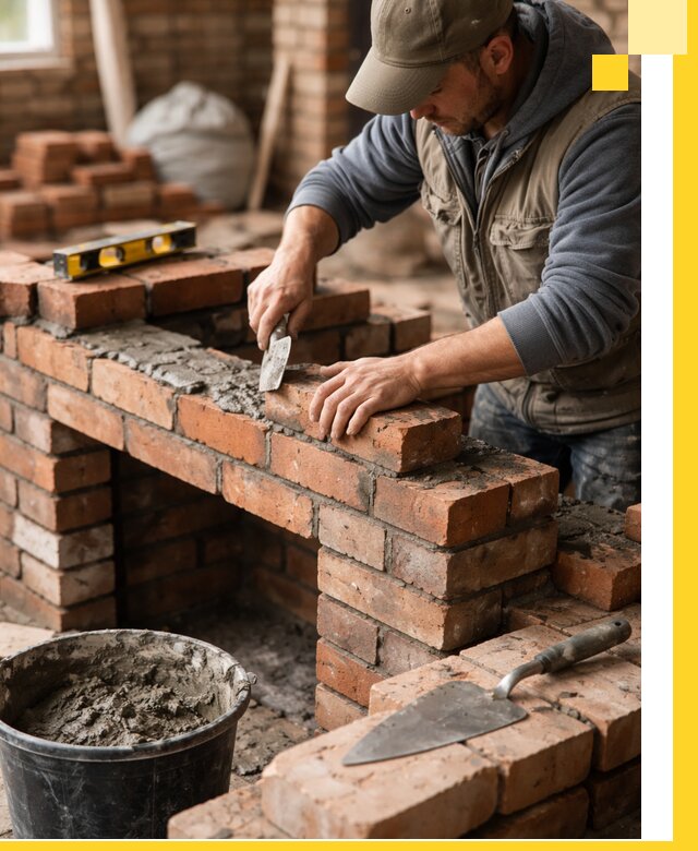 Кладка каминов под ключ в Нерюнгри профессиональная отделка и монтаж