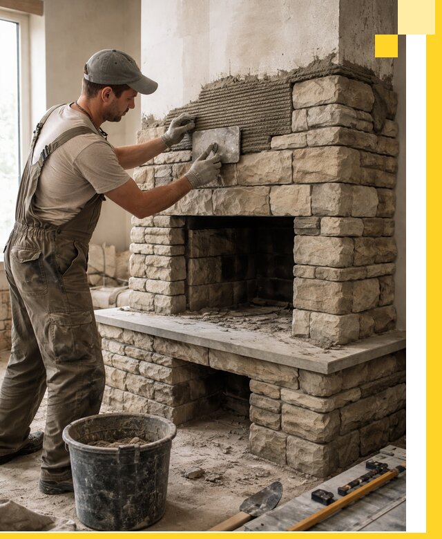 Строительство каминов под ключ в Нерюнгри от проектирования до монтажа