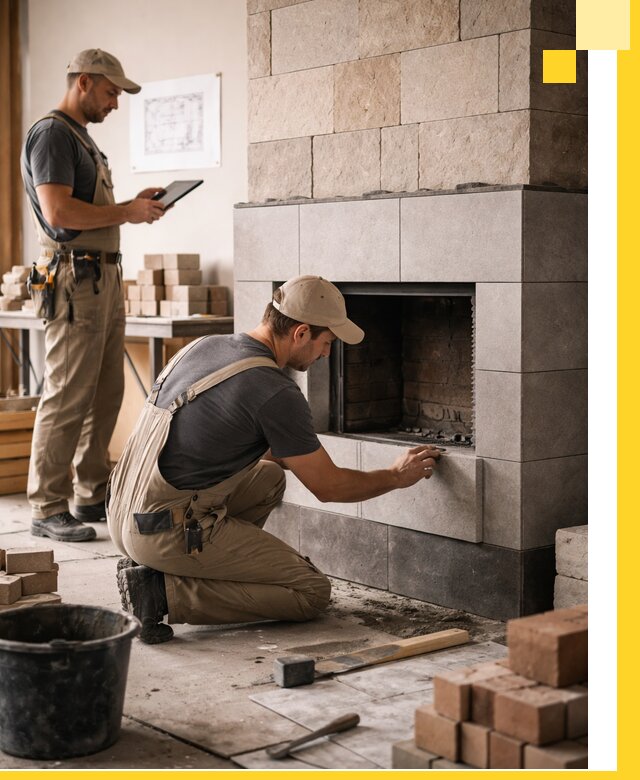 Индивидуальные проекты каминов и каминных систем в Нерюнгри