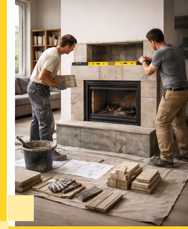 Монтаж каминов и установка в Нерюнгри от 48870 р. | ЭриданНрю