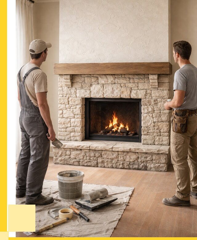 Отделка каминов в Нерюнгри от 7059 р. под ключ | ЭриданНрю