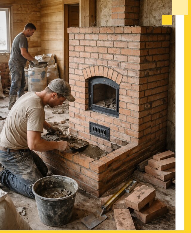 Профессиональное строительство печей в Нерюнгри под ключ