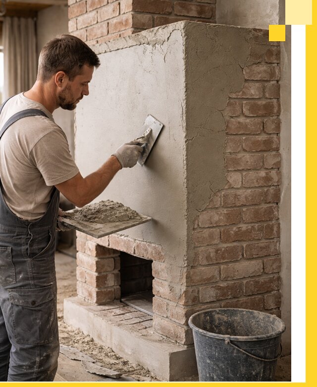 Отделка печей и облицовка каминов в Нерюнгри под ключ