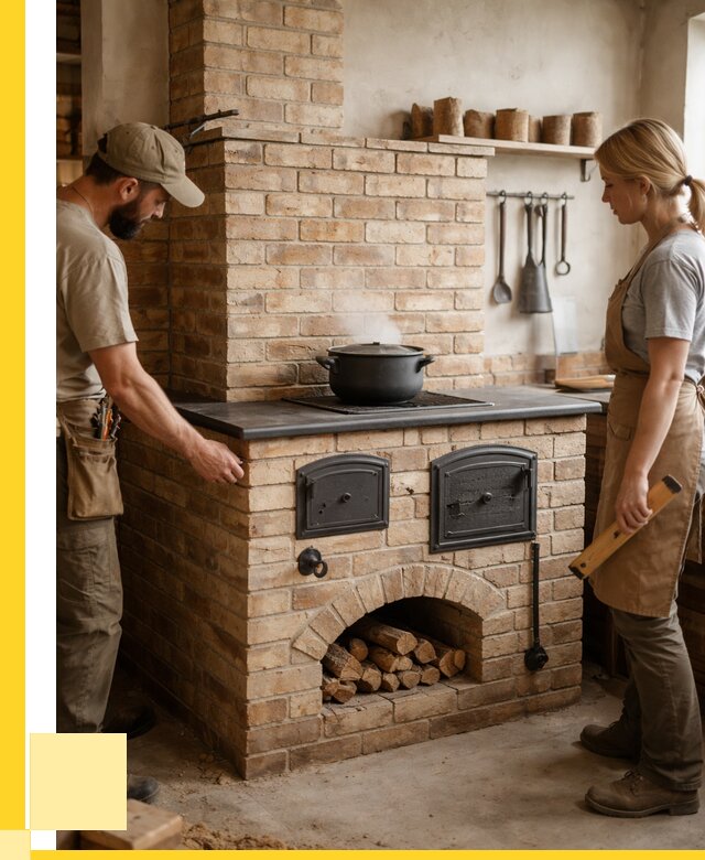 Варочно отопительные печи в Нерюнгри от 97740 р. | ЭриданНрю