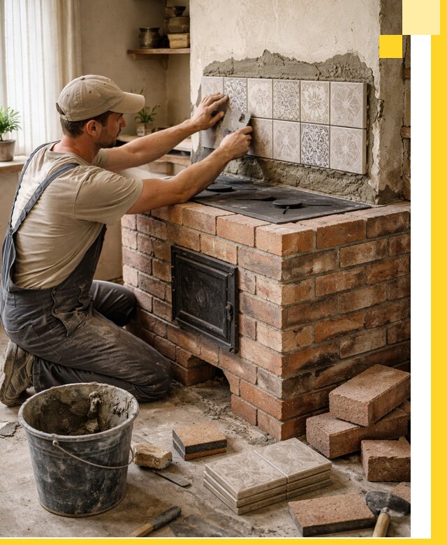 Печи с плитой на заказ монтаж гарантия и сервис в Нерюнгри