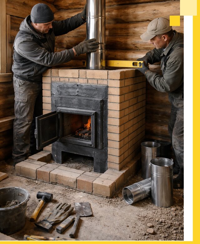 Проектирование, изготовление и установка банных печей в Нерюнгри