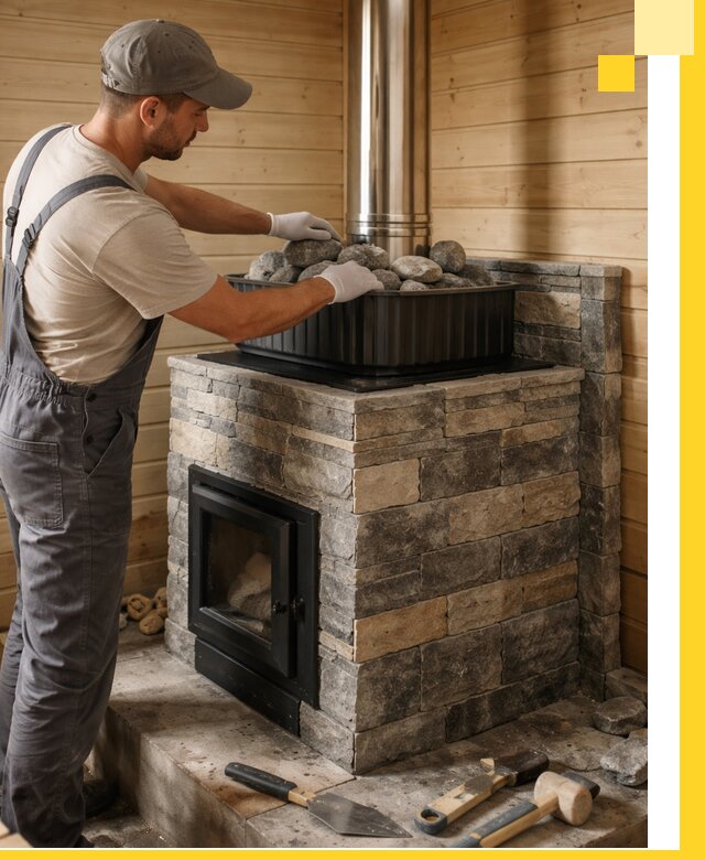 Печи для парной в Нерюнгри, производство, монтаж и обслуживание