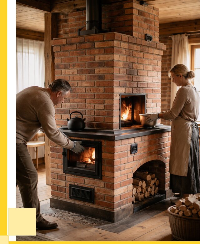 Печи для загородного дома под ключ в Нерюнгри от 86880 р. | ЭриданНрю