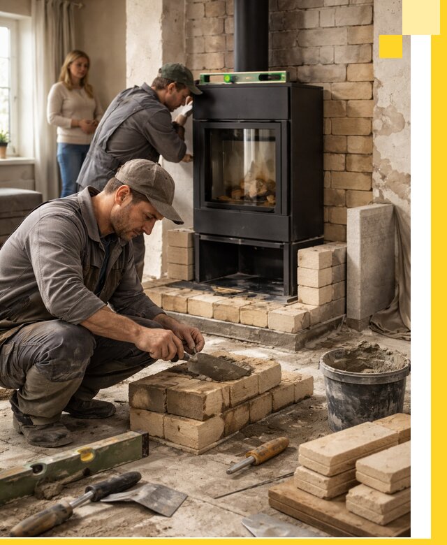 Печи и камины под ключ: проект, установка в Нерюнгри