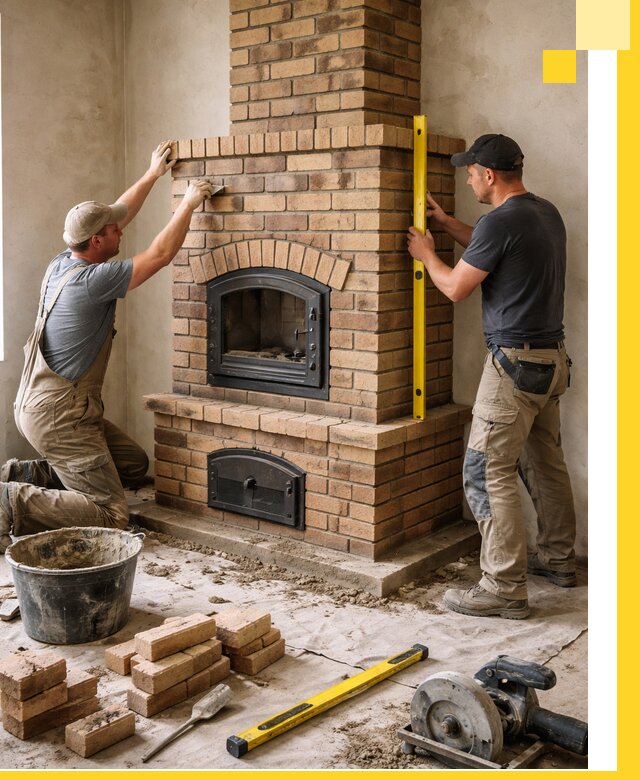 Продажа и установка печей и каминов для дома под ключ в Нерюнгри