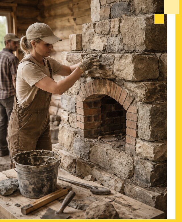 Каменные печи на заказ и монтаж в Нерюнгри, долговечные решения