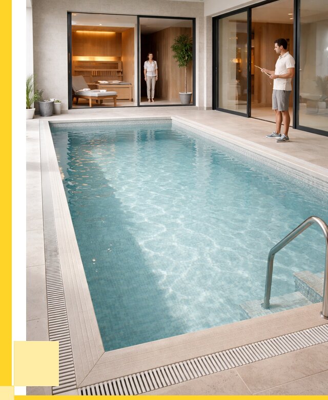 Отделка бассейна пленкой ПВХ в Нерюнгри от 3801 р. - ЭриданНрю