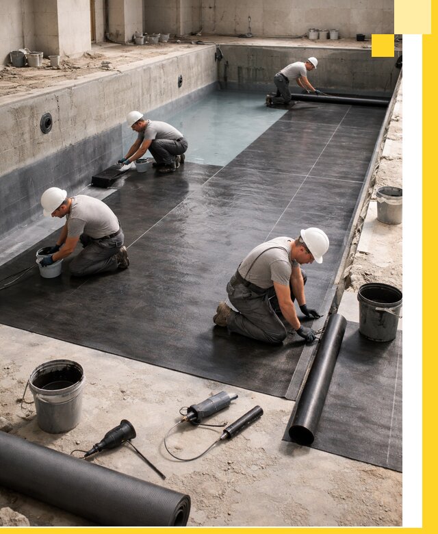 Профессиональная гидроизоляция бассейнов и чаш в Нерюнгри под ключ