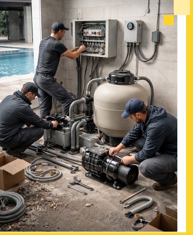 Профессиональный монтаж оборудования для бассейнов в Нерюнгри