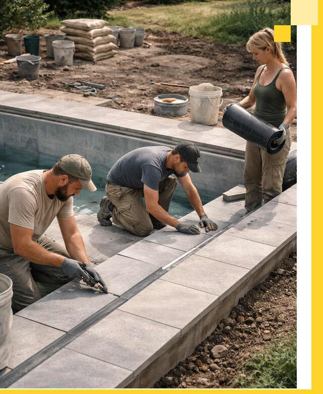 Строительство и монтаж уличных бассейнов под ключ в Нерюнгри