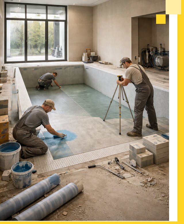 Проект и строительство закрытых бассейнов в Нерюнгри под ключ