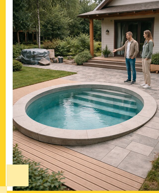 Бассейн на даче под ключ в Нерюнгри от 217200 р., ЭриданНрю