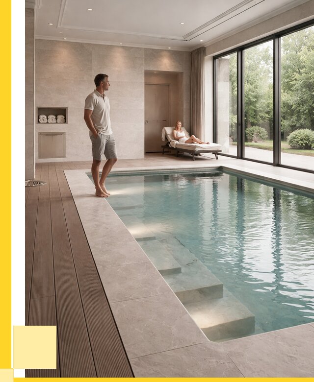 Бассейны в коттедже под ключ в Нерюнгри от 1303200 р. | ЭриданНрю