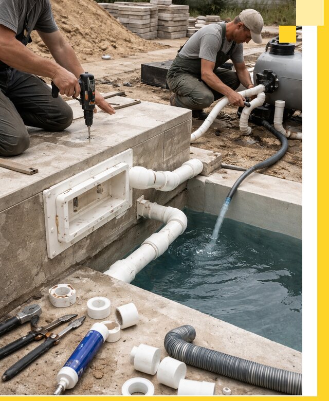 Строительство скиммерных бассейнов под ключ в Нерюнгри