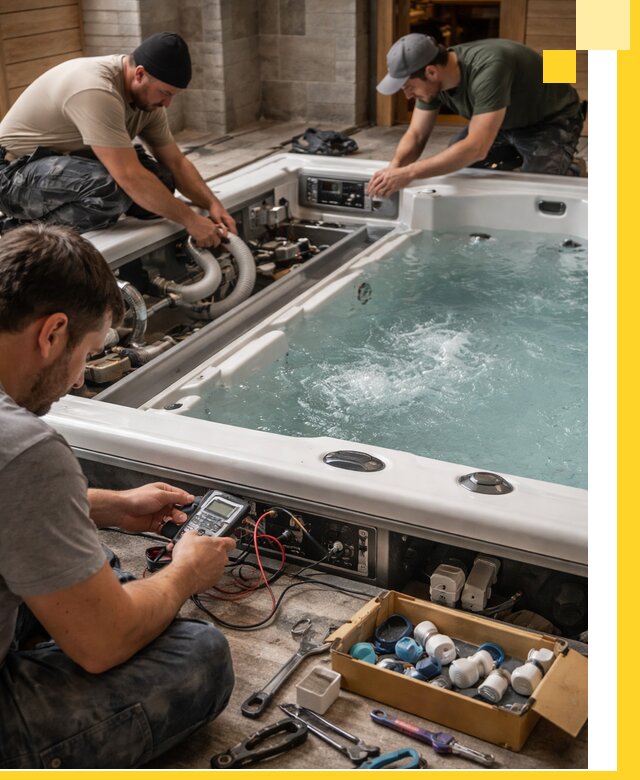 Гидромассажные бассейны под ключ в Нерюнгри, дизайн и монтаж