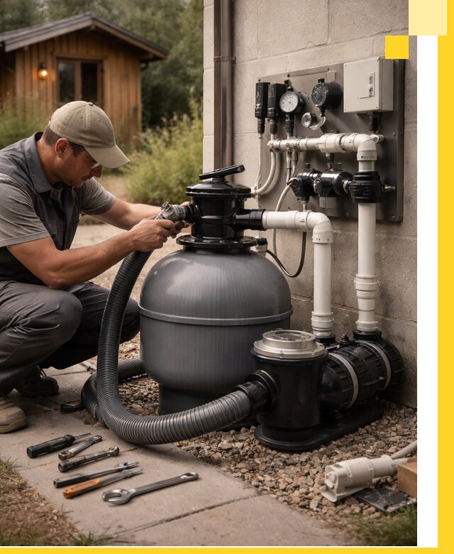 Продажа и монтаж фильтров и насосов для бассейнов в Нерюнгри