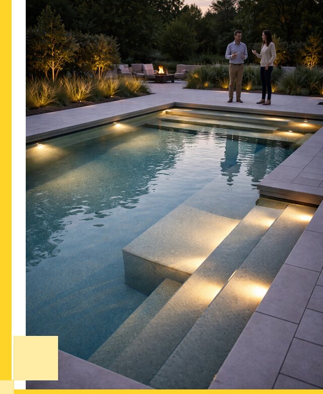 Освещение бассейнов в Нерюнгри под ключ от 27150 р. | ЭриданНрю