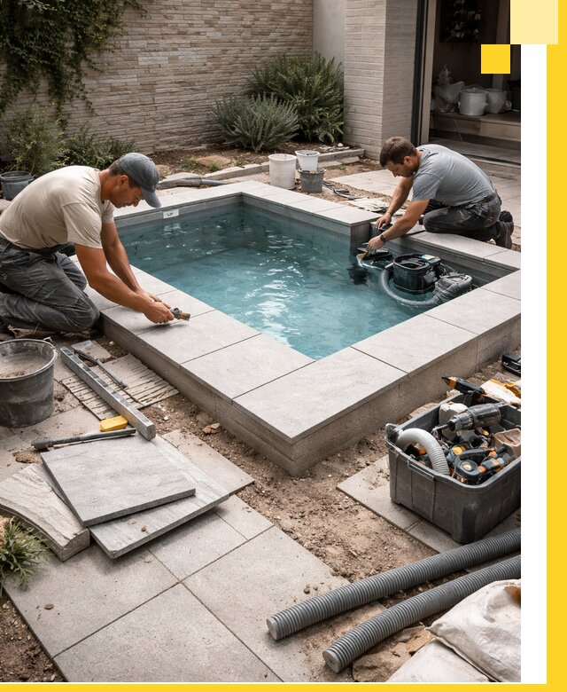 Мини бассейны под ключ в Нерюнгри, дизайн и установка