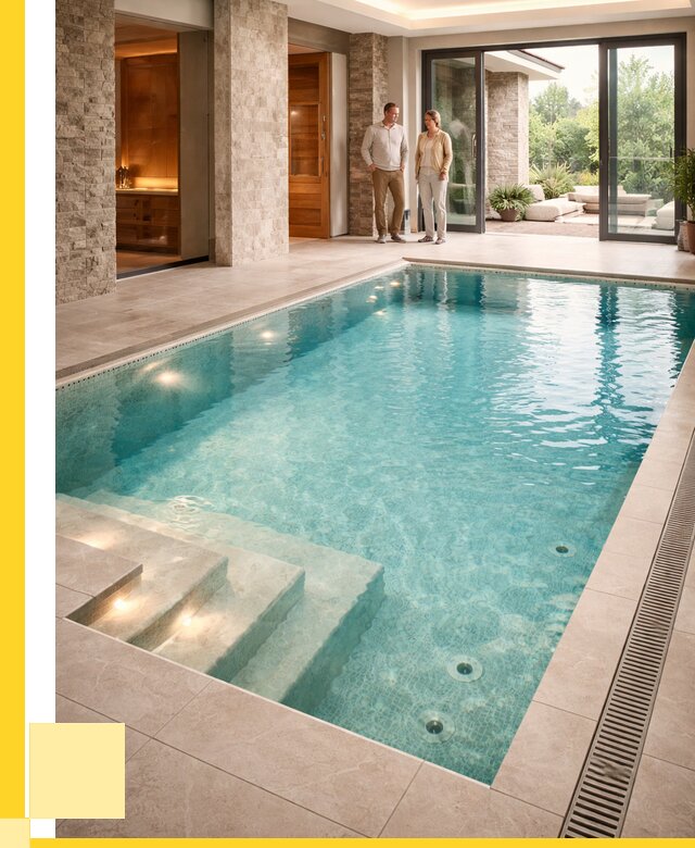 Бассейн во дворе в Нерюнгри: проект, отделка от 1303200 р. | ЭриданНрю