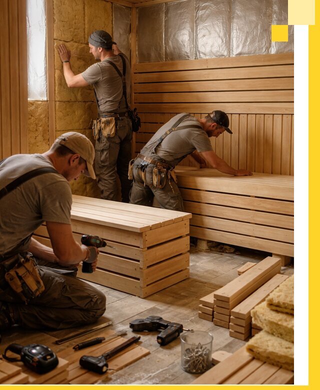 Профессиональное строительство саун под ключ в Нерюнгри