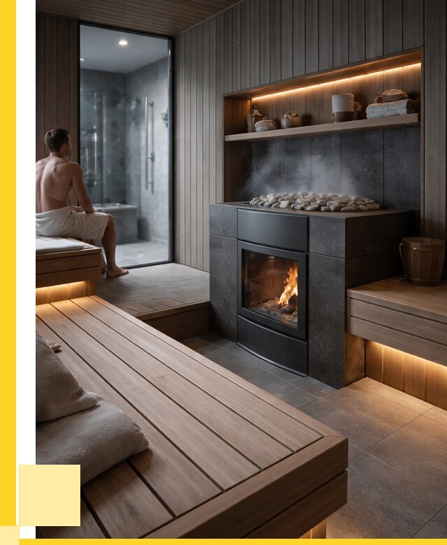 Проект сауны в частном доме в Нерюнгри от 38010 р. | ЭриданНрю