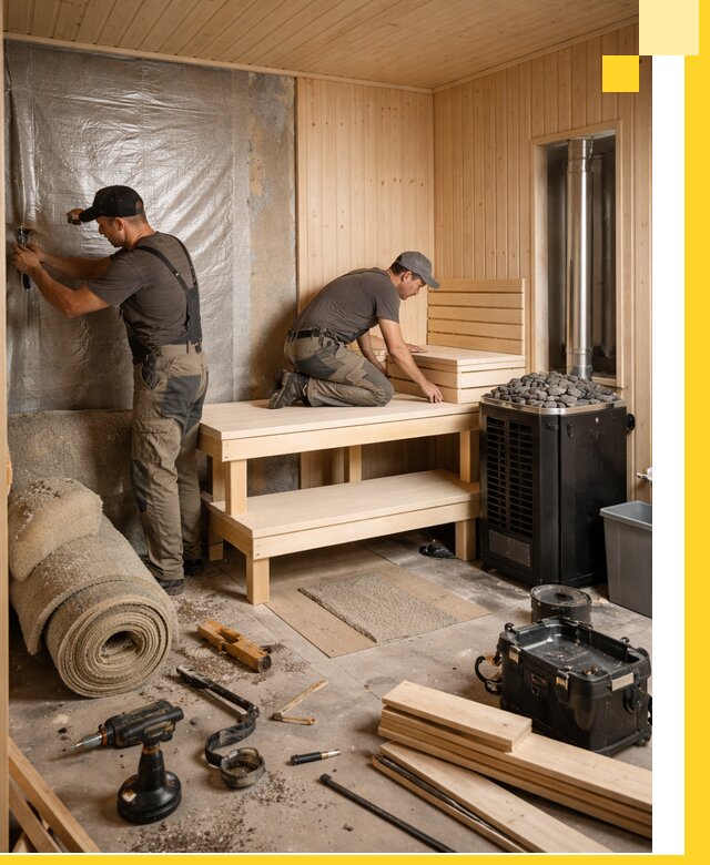 Проекты саун под ключ в Нерюнгри дизайн и строительство