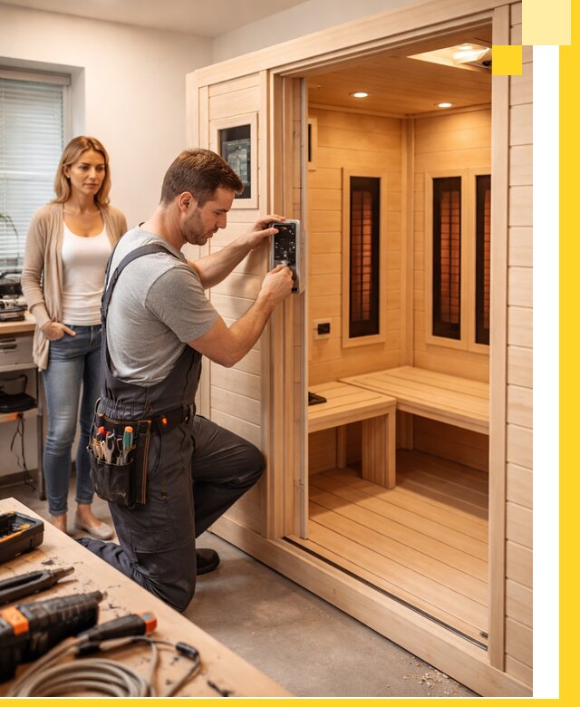 Инфракрасные сауны под ключ в Нерюнгри продажа и установка