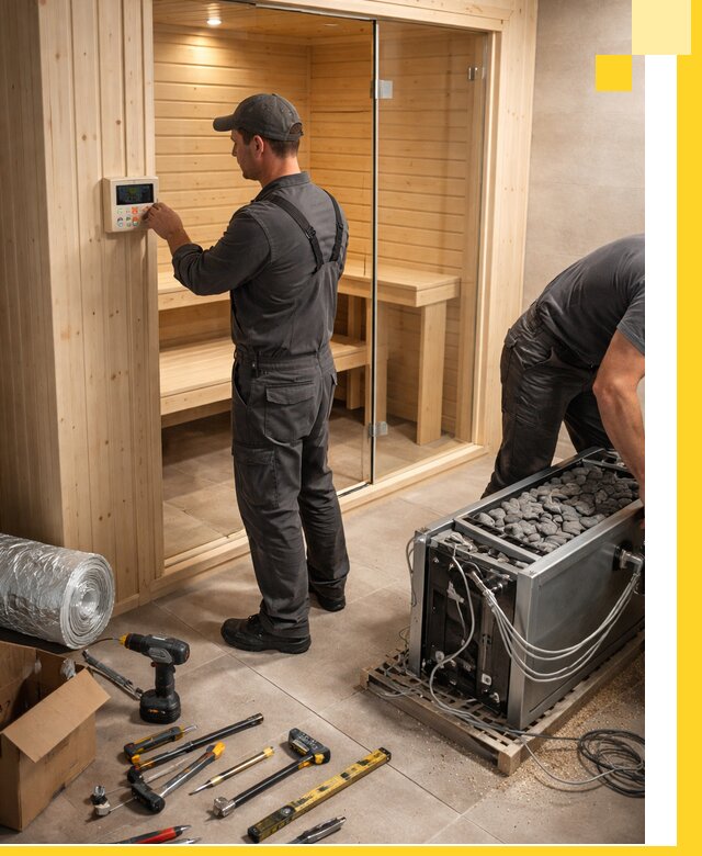 Поставка, установка и монтаж электрических саун в Нерюнгри