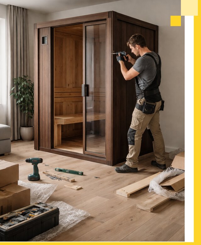 Установка и производство мини саун под ключ в Нерюнгри