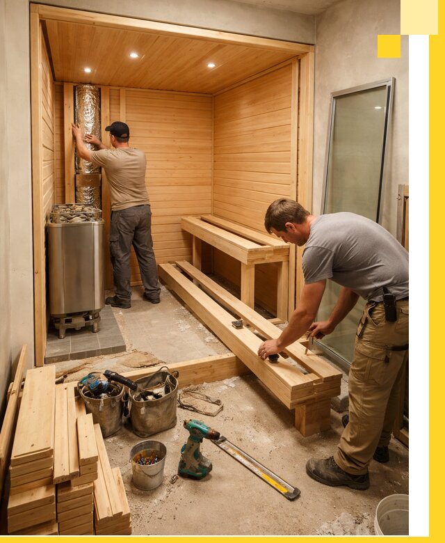 Проектирование и установка домашних саун под ключ в Нерюнгри