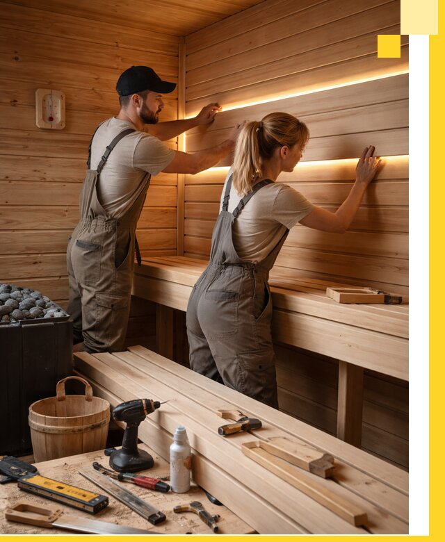 Дизайн саун и бань под ключ с индивидуальным проектом в Нерюнгри