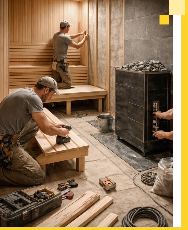 Дизайн и строительство интерьерных саун под ключ в Нерюнгри