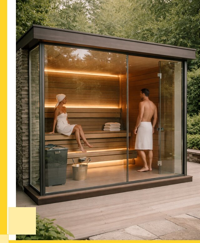 Сауна стеклянная и двери для сауны в Нерюнгри от 271500 р. | ЭриданНрю