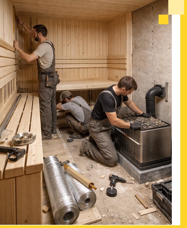 Индивидуальные сауны на заказ в Нерюнгри под ключ, проект и монтаж