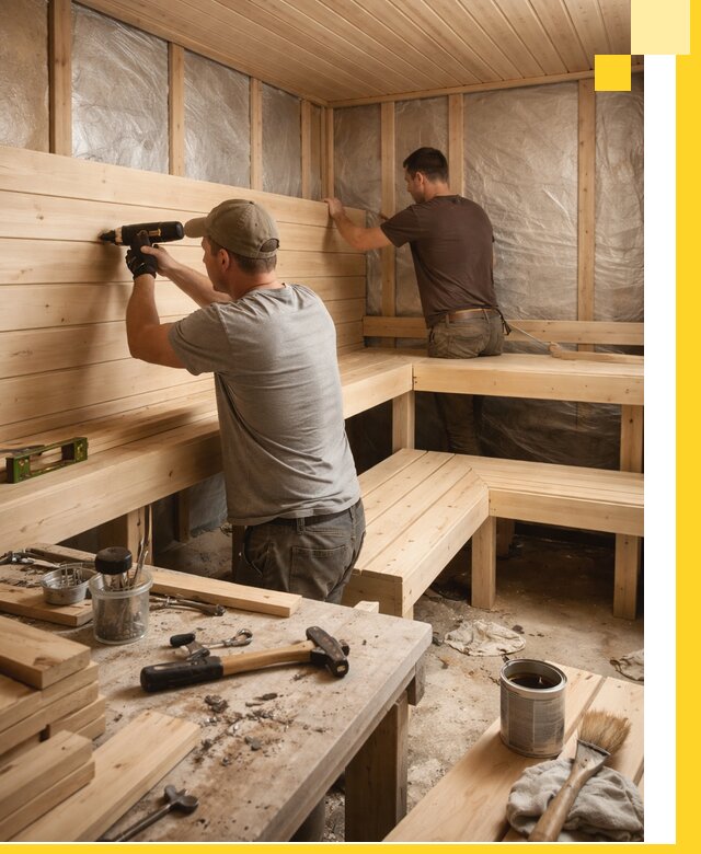 Профессиональная отделка бань и саун под ключ в Нерюнгри