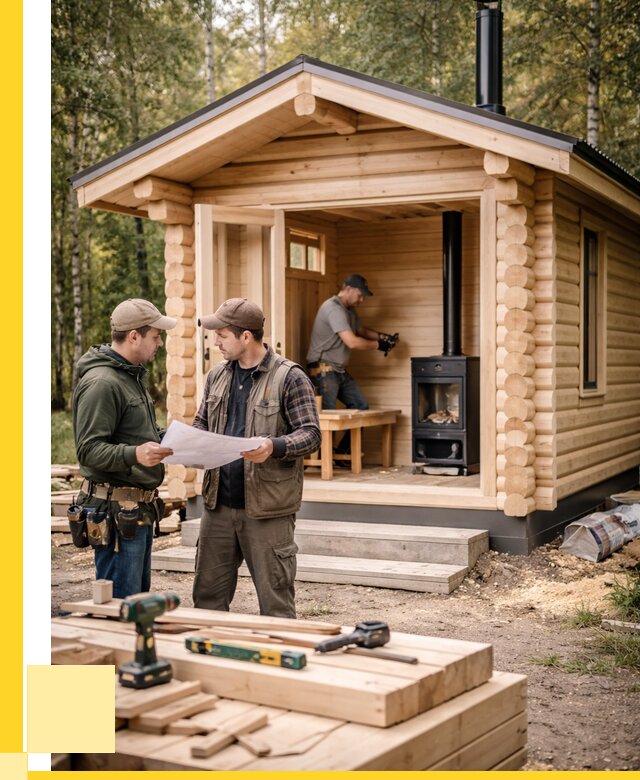 Монтаж бань под ключ в Нерюнгри — от 217200 р. | ЭриданНрю