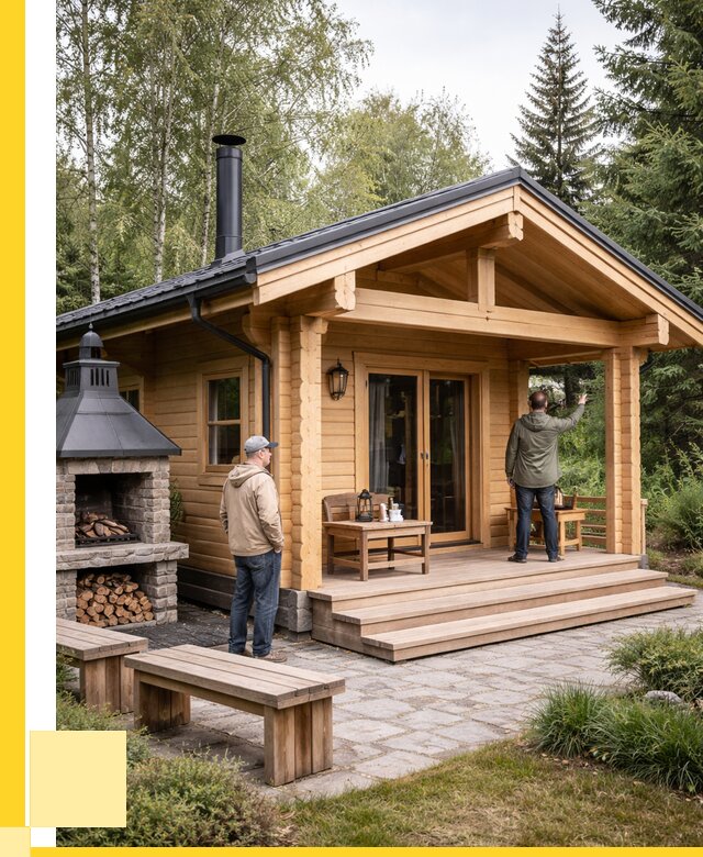 Деревянные бани под ключ в Нерюнгри от 488700 р. | ЭриданНрю